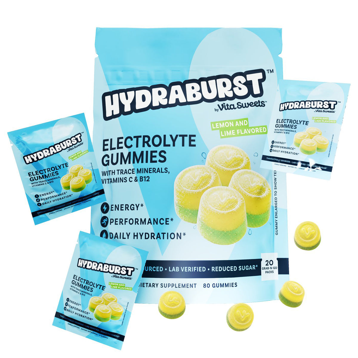 HydraBurst™ Electrolyte Gummies 1bg